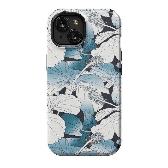 iPhone 15 StrongFit White hibiscus  by Winston