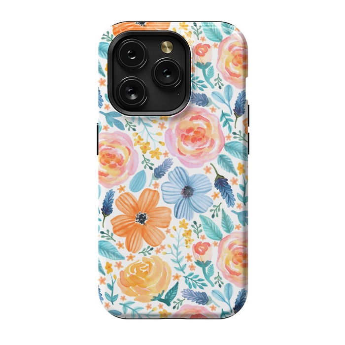 iPhone 15 Pro StrongFit Bold Blooms by Tangerine-Tane