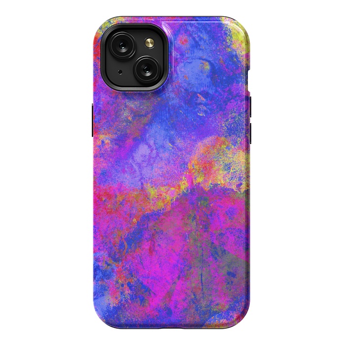 iPhone 15 Plus StrongFit The deep blues and purple of the cosmos by Steve Wade (Swade)