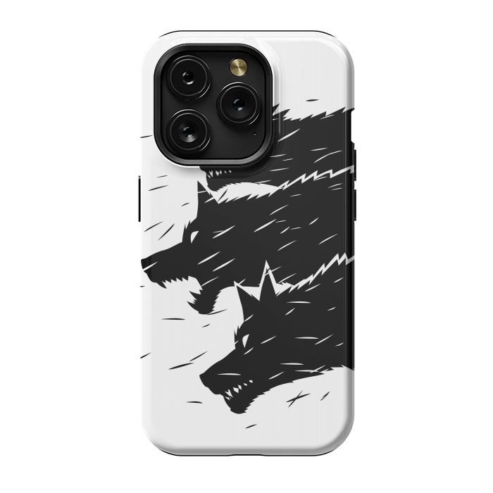 iPhone 15 Pro StrongFit Three Wolves by Alberto