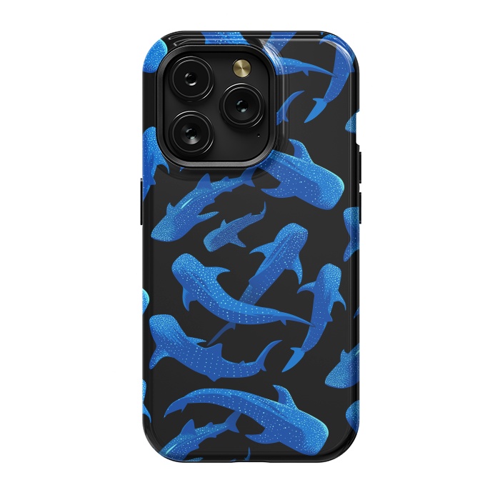 iPhone 15 Pro StrongFit Shark Whales by Alberto