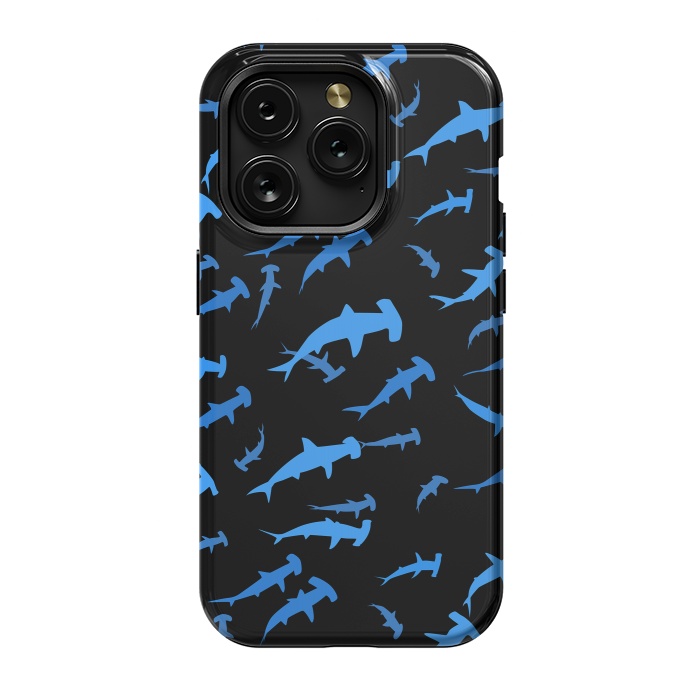 iPhone 15 Pro StrongFit hammerhead sharks by Alberto