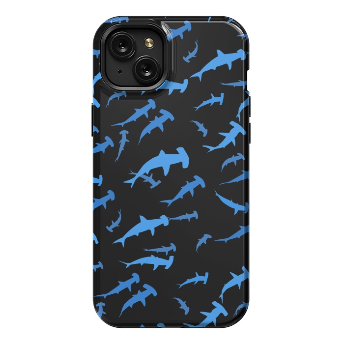 iPhone 15 Plus StrongFit hammerhead sharks by Alberto