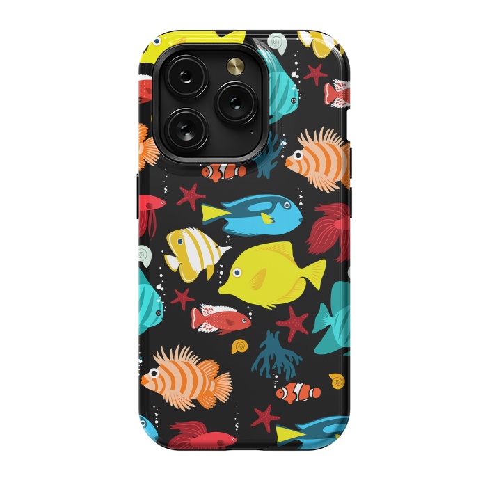 iPhone 15 Pro StrongFit Tropical aquarium by Alberto