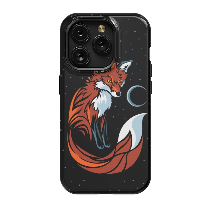 iPhone 15 Pro StrongFit Tribal Fox by Alberto