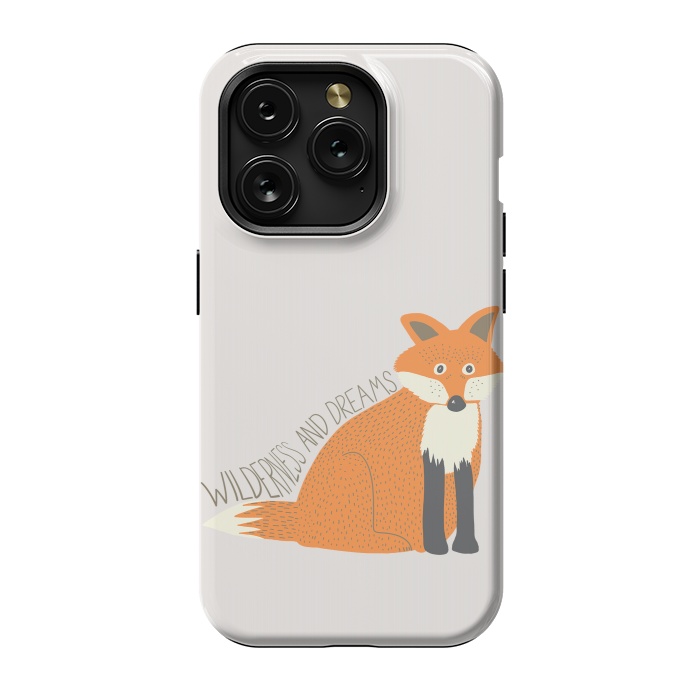 iPhone 15 Pro StrongFit Wilderness and Dreams Fox by Edith May