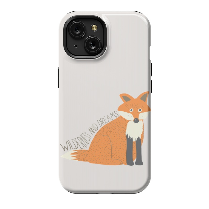 iPhone 15 StrongFit Wilderness and Dreams Fox by Edith May