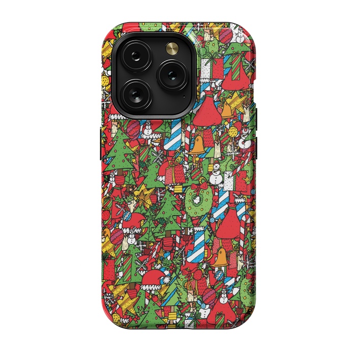 iPhone 15 Pro StrongFit The festive pattern by Steve Wade (Swade)