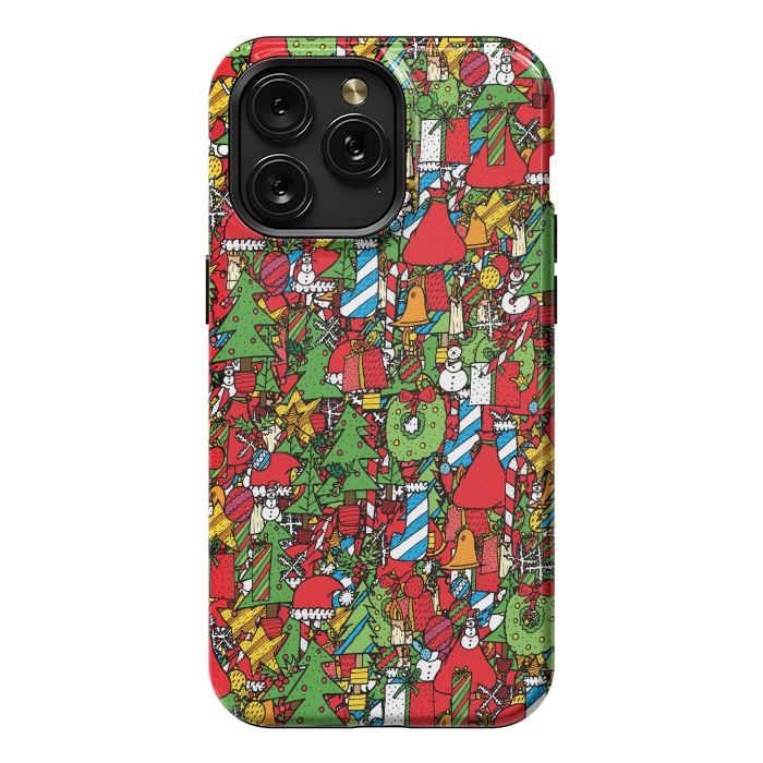 iPhone 15 Pro Max StrongFit The festive pattern by Steve Wade (Swade)