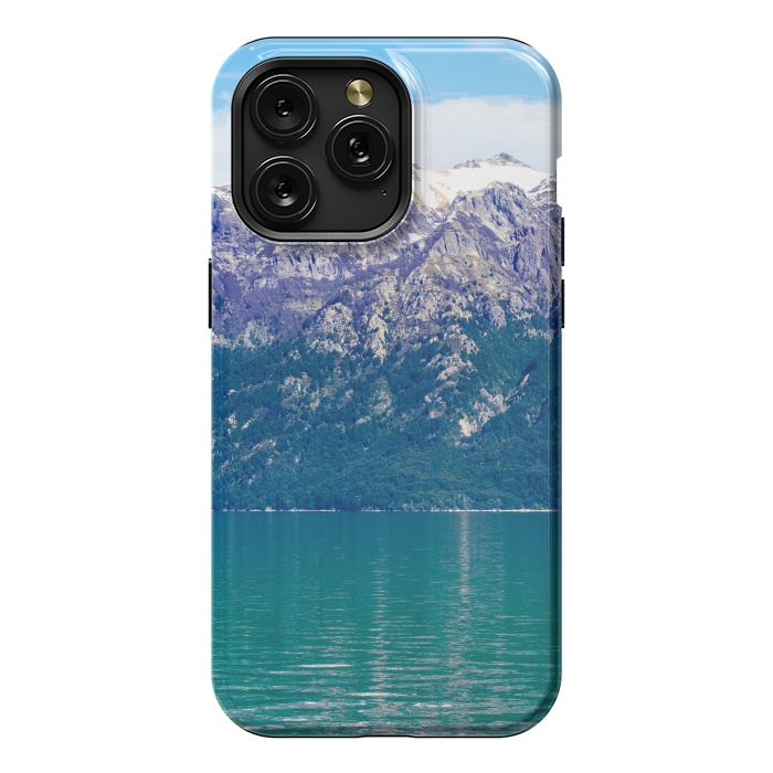 iPhone 15 Pro Max StrongFit Purple mountains by Laura Nagel