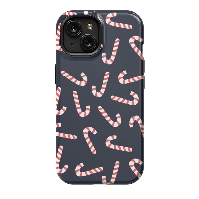iPhone 15 StrongFit Candy Cane 02 by Jelena Obradovic