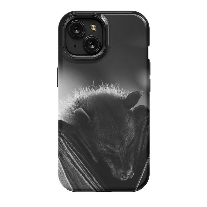 iPhone 15 StrongFit Fox bat by Laura Nagel
