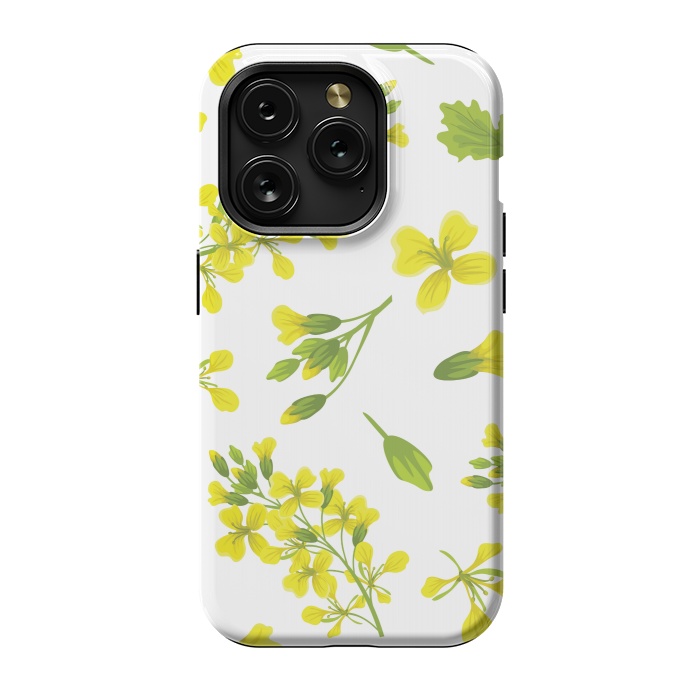 iPhone 15 Pro StrongFit cute yellow flowers 2 by MALLIKA