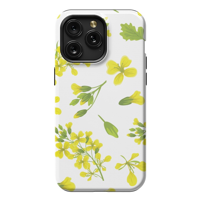 iPhone 15 Pro Max StrongFit cute yellow flowers 2 by MALLIKA