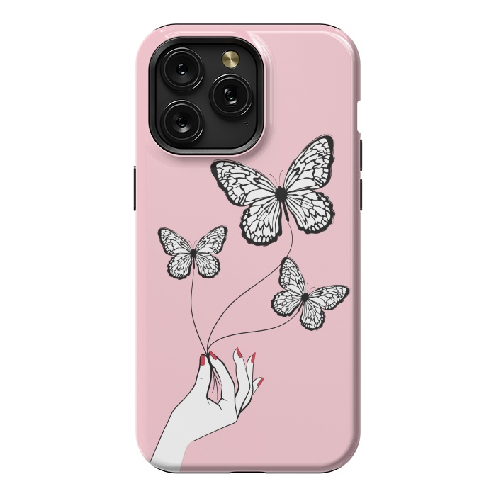 iPhone 15 Pro Max StrongFit Butterfly Game by Martina