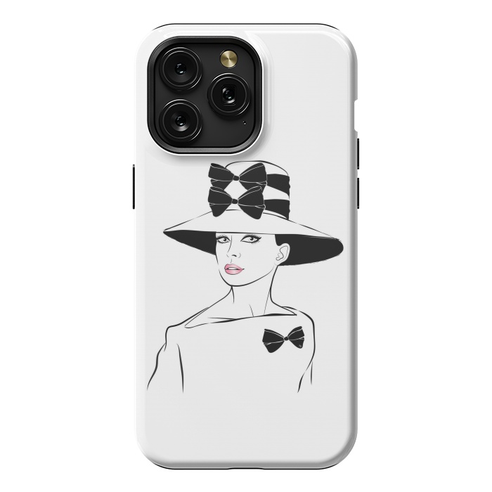 iPhone 15 Pro Max StrongFit Elegant Lady Audrey by Martina
