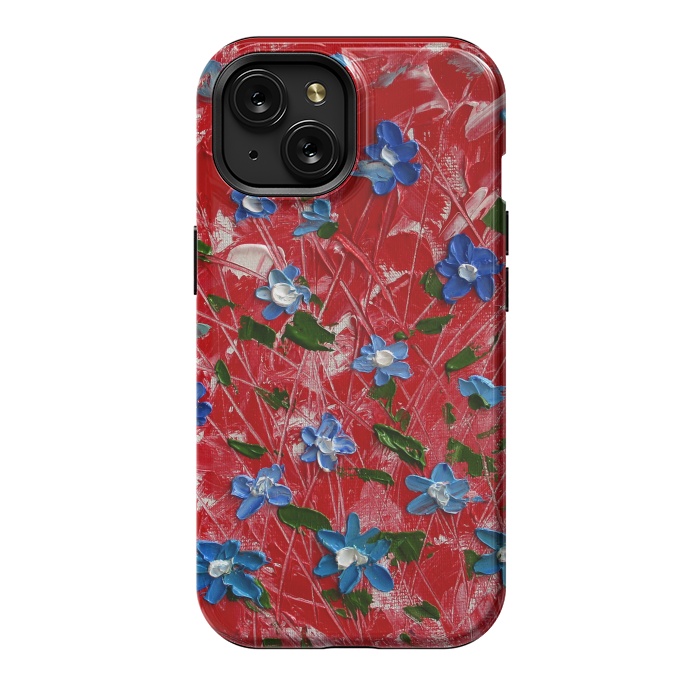 iPhone 15 StrongFit Wildflowers art by ArtKingdom7