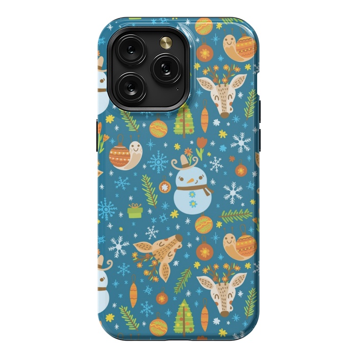 iPhone 15 Pro Max StrongFit snowman is love by MALLIKA