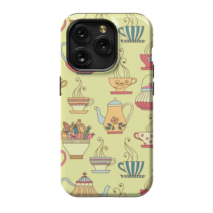 iPhone 15 Pro StrongFit antique cups love by MALLIKA