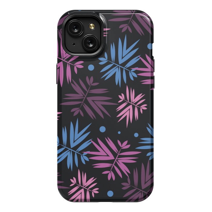 iPhone 15 Plus StrongFit Stylize Leafy Texture 2 by Bledi