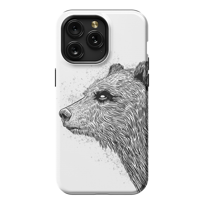 iPhone 15 Pro Max StrongFit Sketch Bear by Alberto