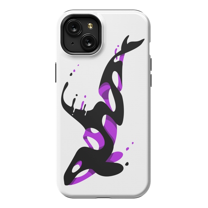 iPhone 15 Plus StrongFit Liquid Killer Whale by Alberto