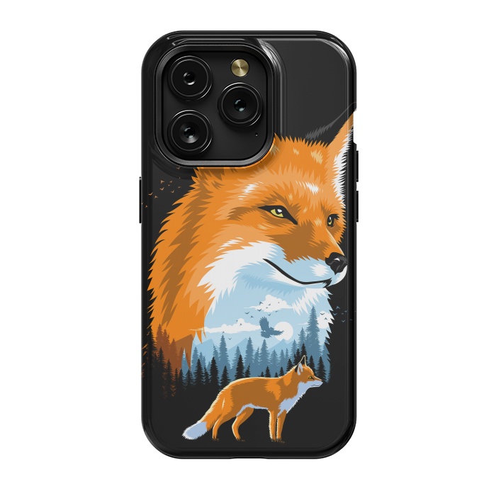 iPhone 15 Pro StrongFit Fox in forest by Alberto