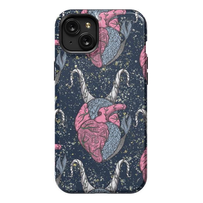 iPhone 15 Plus StrongFit Capricorn Heart by Ranggasme
