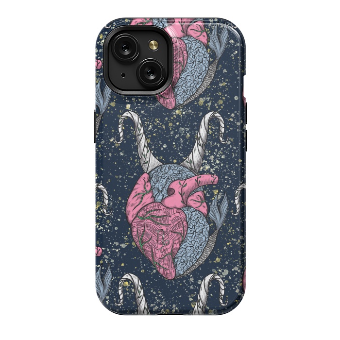 iPhone 15 StrongFit Capricorn Heart by Ranggasme