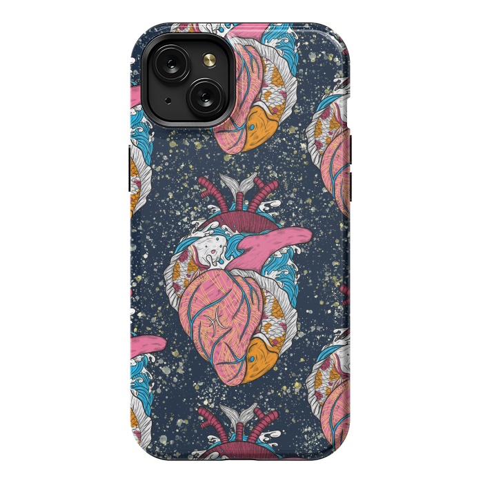 iPhone 15 Plus StrongFit Pisces Heart by Ranggasme