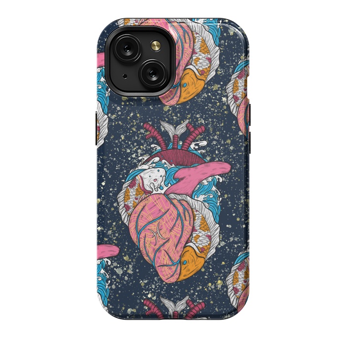 iPhone 15 StrongFit Pisces Heart by Ranggasme
