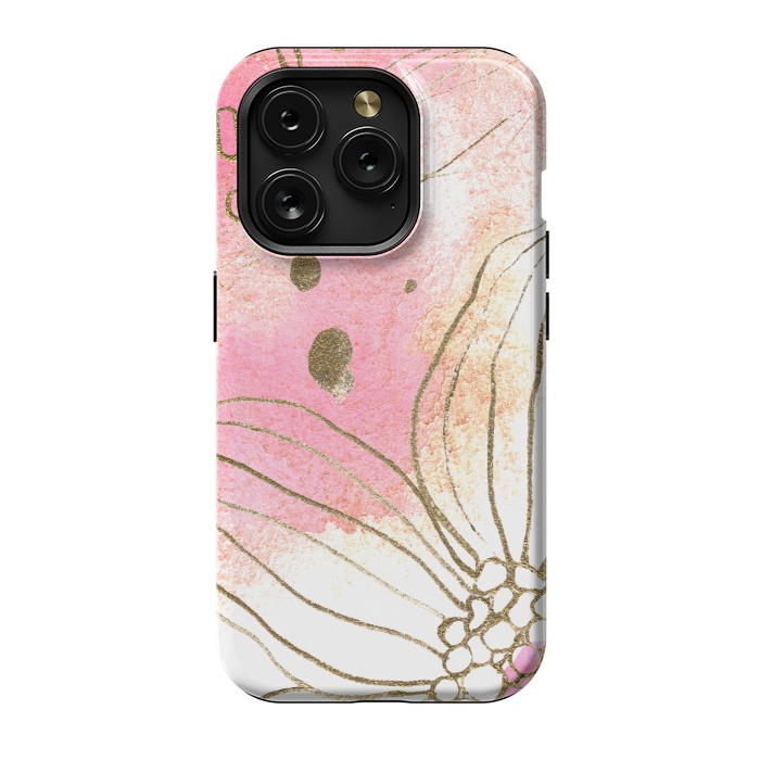 iPhone 15 Pro StrongFit Pink Dreams by Lena Terzi by Elena Terzi