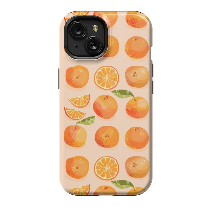 iPhone 15 StrongFit Oranges by Nic Squirrell