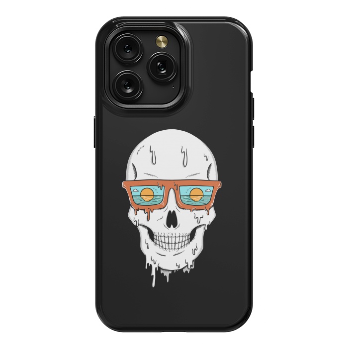 iPhone 15 Pro Max StrongFit Skull Beach by Coffee Man