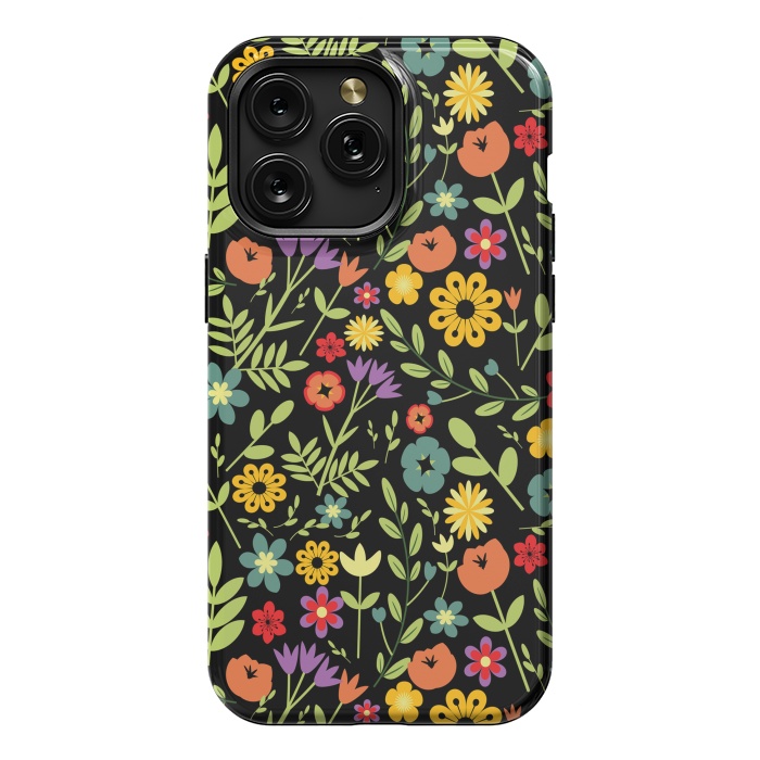 iPhone 15 Pro Max StrongFit Beautiful Flower Garden by ArtsCase