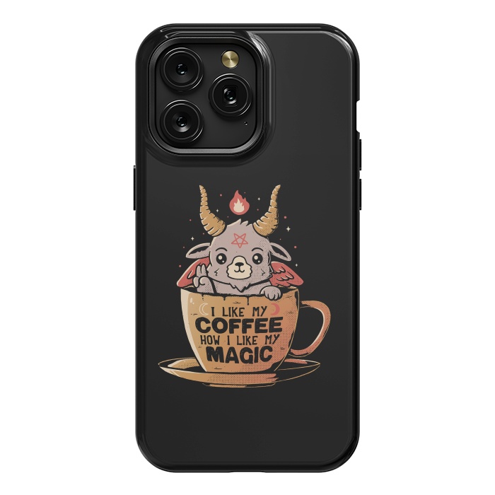 iPhone 15 Pro Max StrongFit Black Coffee by eduely