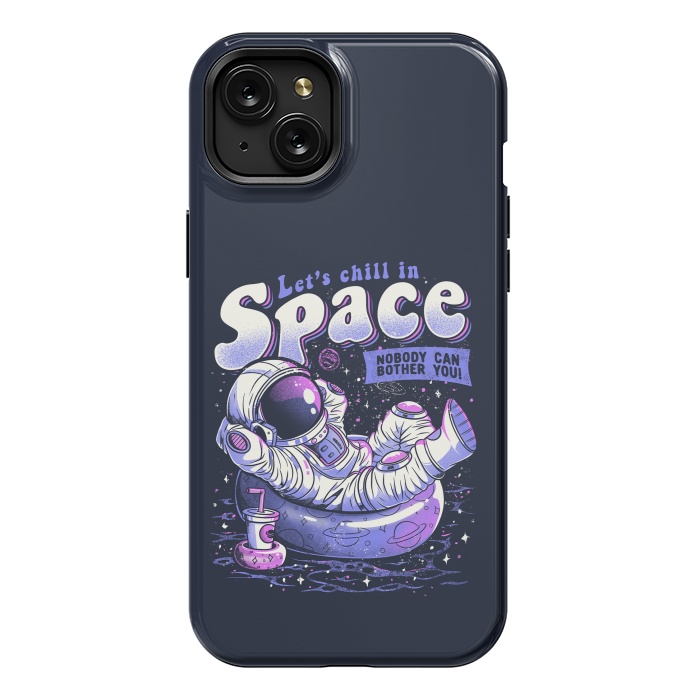 iPhone 15 Plus StrongFit Chilling in Space by eduely