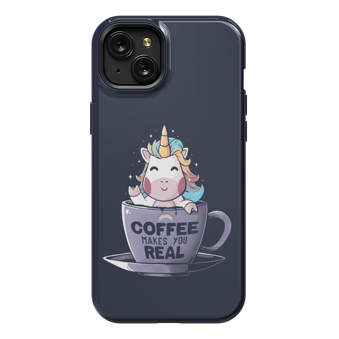 iPhone 15 Plus StrongFit Coffee Makes You Real by eduely