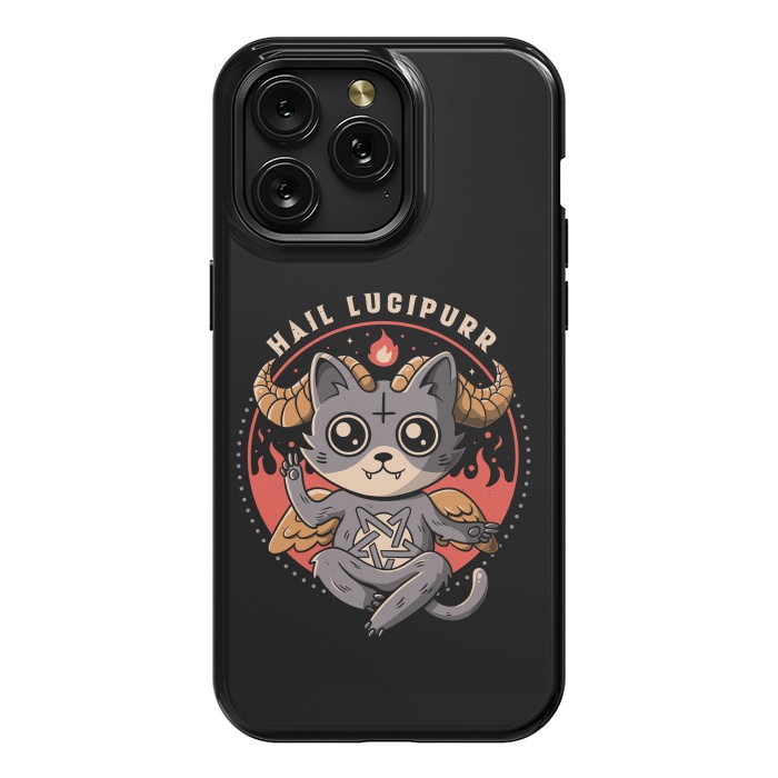 iPhone 15 Pro Max StrongFit Hail Lucipurr by eduely