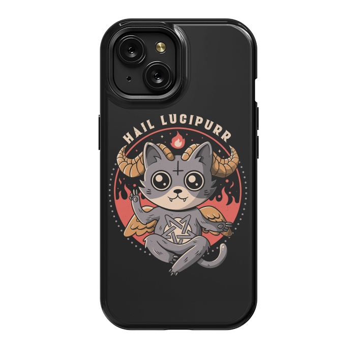 iPhone 15 StrongFit Hail Lucipurr by eduely