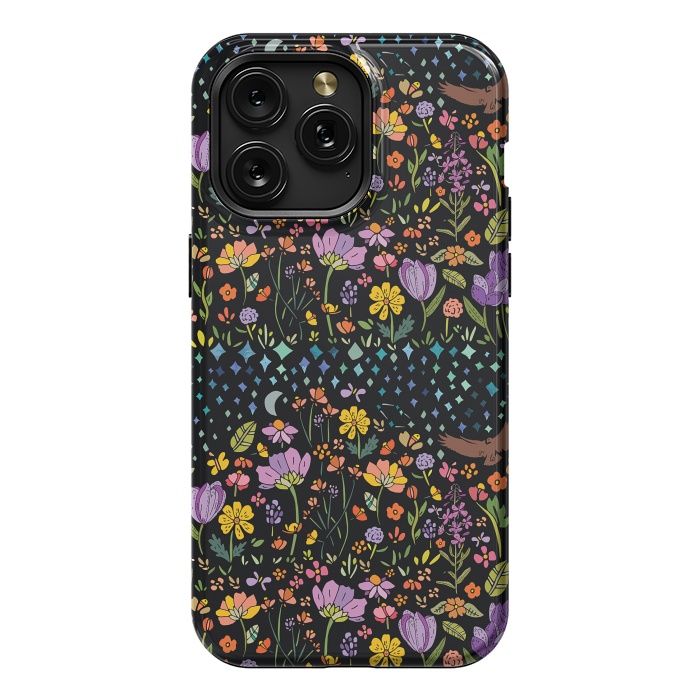 iPhone 15 Pro Max StrongFit Whimsical Night Forest by Pom Graphic Design