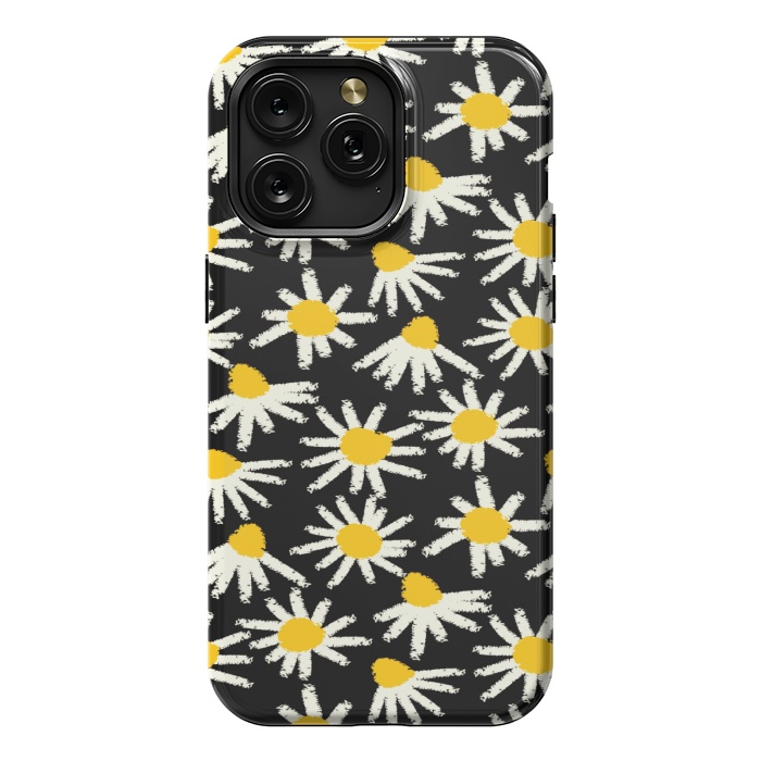 iPhone 15 Pro Max StrongFit cute white flowers  by MALLIKA