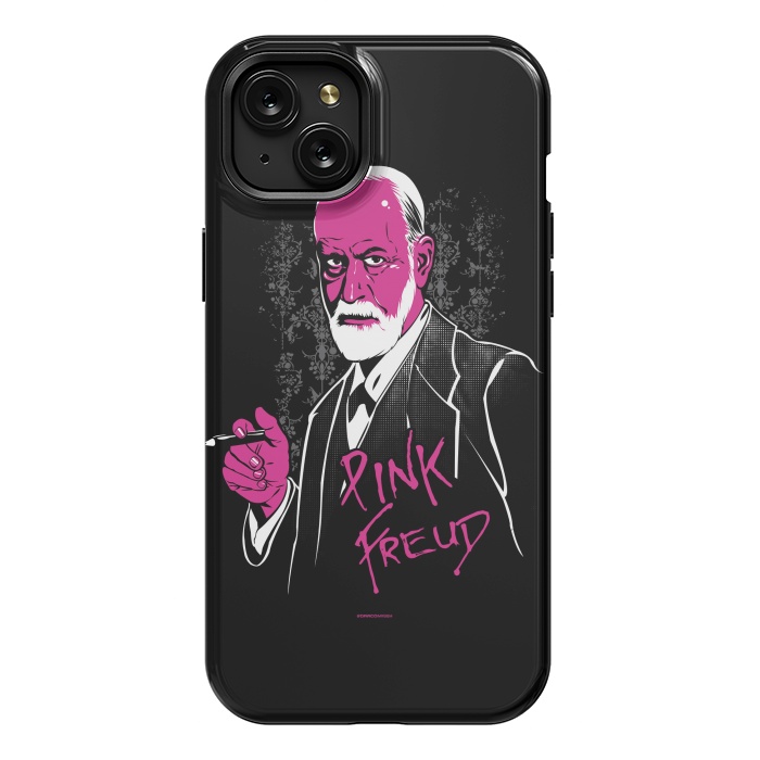iPhone 15 Plus StrongFit Pink Freud by Draco