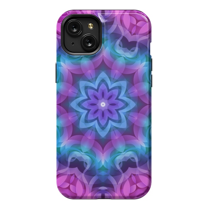 iPhone 15 Plus StrongFit Floral Abstract G269 by Medusa GraphicArt