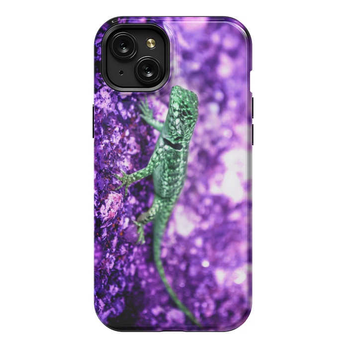 iPhone 15 Plus StrongFit Lizard by Laura Nagel