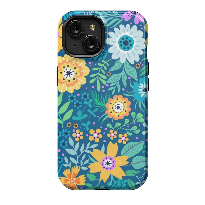iPhone 15 StrongFit Yellow Flowers by ArtsCase