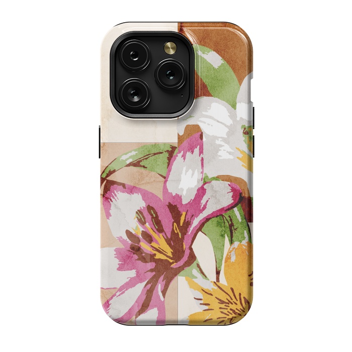 iPhone 15 Pro StrongFit Floral Insiration by Creativeaxle