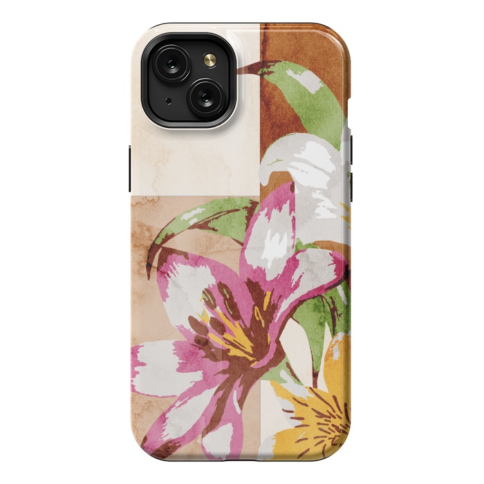 iPhone 15 Plus StrongFit Floral Insiration by Creativeaxle
