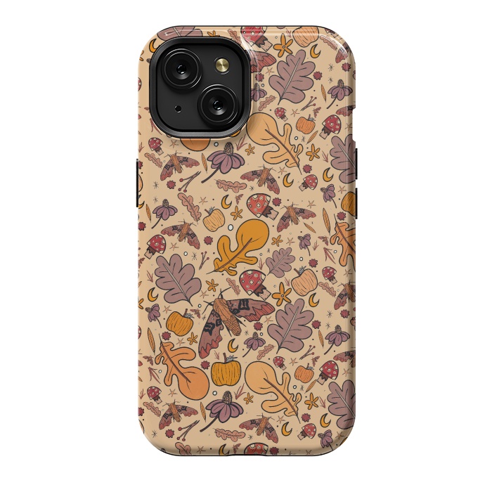 iPhone 15 StrongFit Autumnal pattern by Steve Wade (Swade)