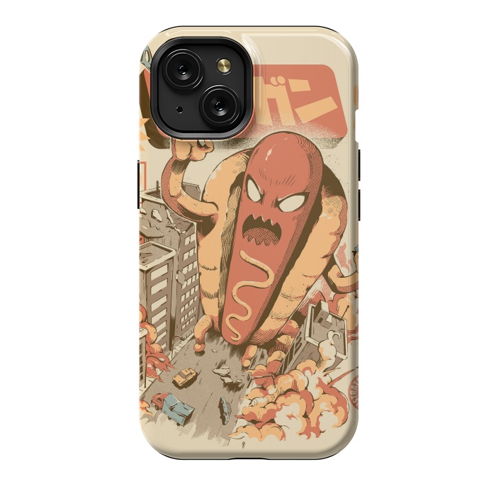 iPhone 15 StrongFit Great Hot Dog by Ilustrata